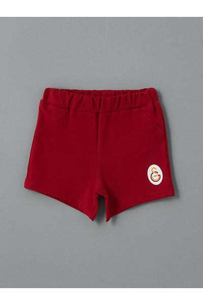 LC Waikiki Elastic Waist Printed Baby Boy Shorts