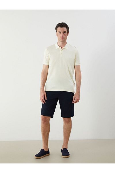 LC Waikiki Νέα σεζόν Polo Collar Short Sleeve Ανδρικό Tisort - S55147Z8
