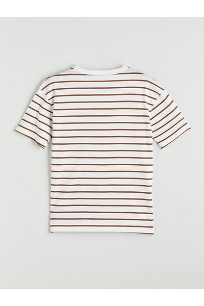 LC Waikiki Crew Neck Striped Boy T-Shirt
