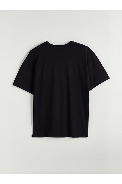 LC Waikiki Crew Neck Printed Combed Cotton Men's T-Shirt