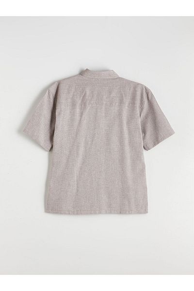 LC Waikiki Regular Fit Short Sleeve Dobby Men's Shirt