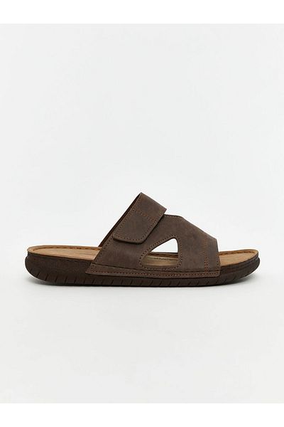 LC Waikiki Мъжки чехли с велурена визия