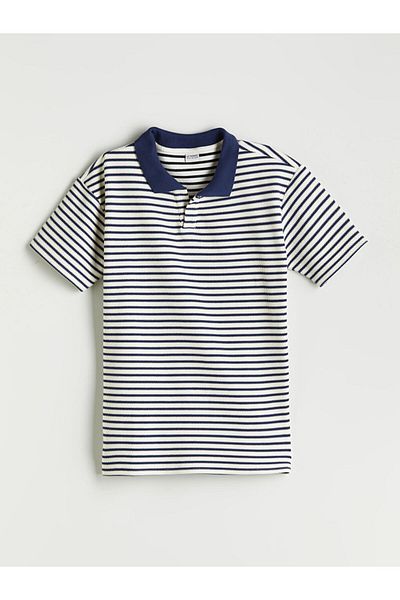 LC Waikiki Polo Neck Striped Boy's T-Shirt