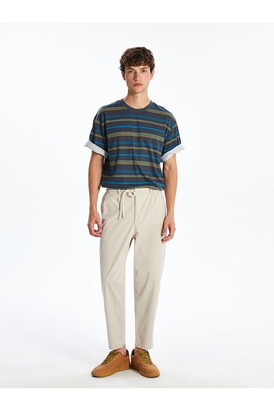 LC Waikiki Crew Neck Striped Men's T-Shirt