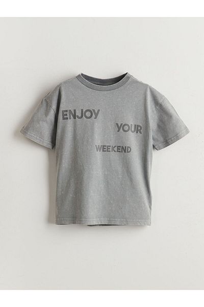 LC Waikiki New Season Crew Neck Printed Boys T-Shirt - S5J269Z4