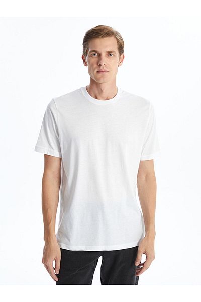 LC Waikiki Crew Neck Combed Cotton Men's T-Shirt
