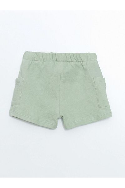 LC Waikiki Baby Boy Shorts with Elastic Waist and Cotton Pockets