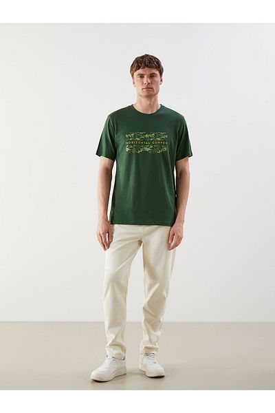 LC Waikiki Ανδρικό Tisort με στάμπα Crew Neck New Season - S5K372Z8