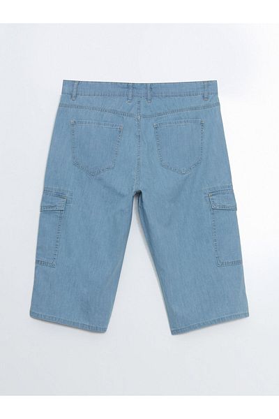 LC Waikiki Jeans Indigo Standard Fit Men's Jean Shorts