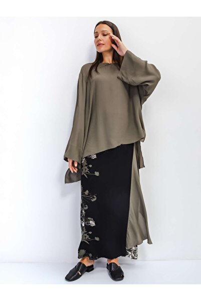 Moonlet Desenli Kuponlu Etek