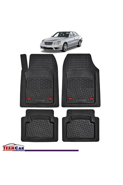 TEAMCAR ® Car Mats Tray Type Compatible Mercedes-benz E-class W211 Sedan (2002–2009)