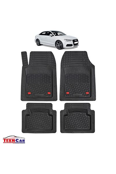TEAMCAR ® Car Mats Tray Type Compatible with Audi A3 8V Sedan (2013–2020)