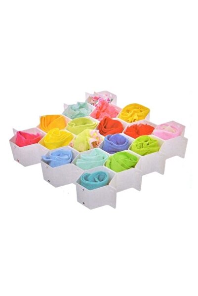 SyaMAG Organizator pentru sertare, 8 compartimente, alb, 36,5 x 6,5 cm