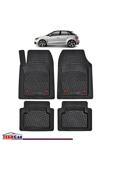 TEAMCAR ® Car Mats Tray Type Compatible with Audi A1 8X Hatchback 5-door (2010–2018)