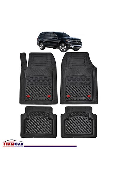 TEAMCAR ® Car Mats Tray Type Compatible Mercedes-Benz GLS X166 SUV (2013–2019)