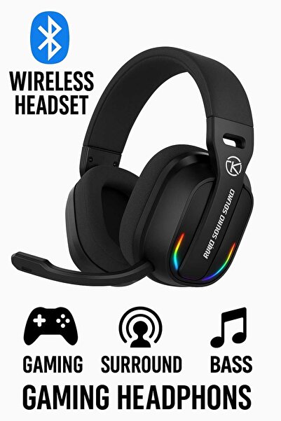 LEERFEI Mikrofonlu Kablosuz Bluetooth Uyumlu Oyuncu Kulaklığı Gaming Kulaklık...