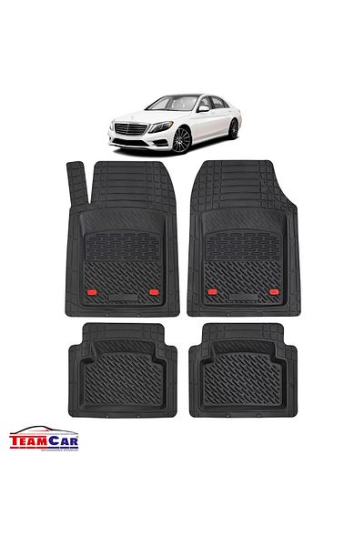 TEAMCAR ® Car Mats Tray Type Compatible With Mercedes-benz S-class W222 Sedan (2013–2020)