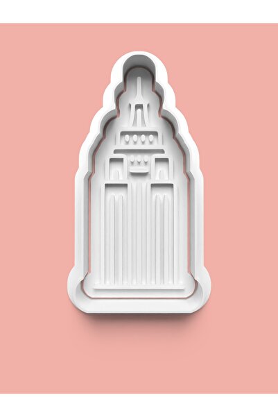 AKTASTORE قالب كوكيز إمباير ستيت بيلد وقالب عجينة السكر