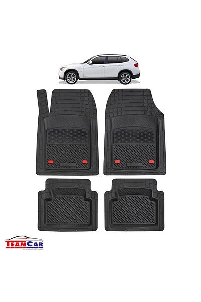 TEAMCAR ® Car Mats Tray Type Compatible with BMW X1 E84 SUV (2009–2015)