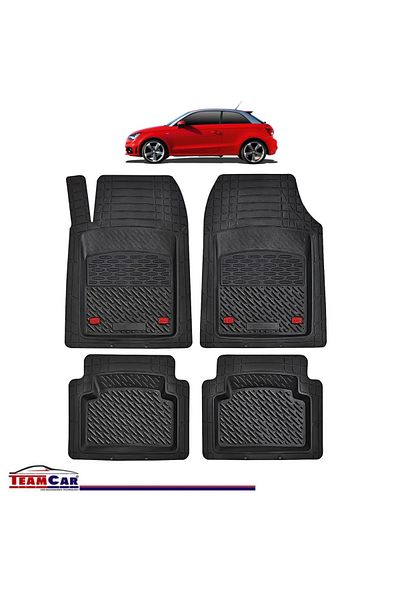 TEAMCAR ® Car Mats Tray Type Compatible with Audi A1 8X Hatchback 3 Doors (2010–2018)