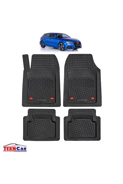 TEAMCAR ® Car Mats Tray Type Compatible Audi A3 8V Hatchback 5 doors (2012–2020)