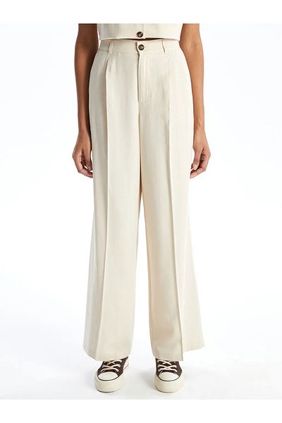 LC Waikiki Xside Loose Fit Linen Blended Women's Pants