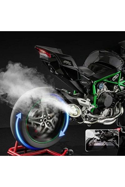 Shem Kawasaki H2R 1/6 Engine Lighted Sound Exhaust Smoky