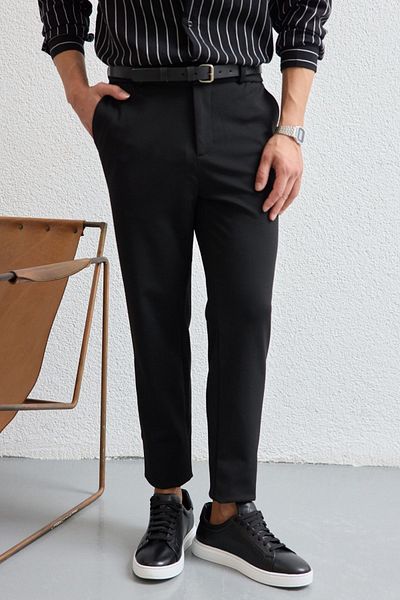 Livio Ferri Talon Men's Stylish Jogger Pants – Extremely Stretchy, Hidden Drawstring Waist