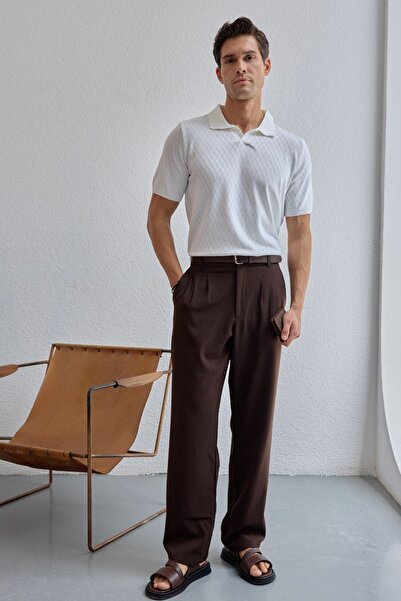 Livio Ferri Durry Erkek Çift Pileli Baggy Pantolon