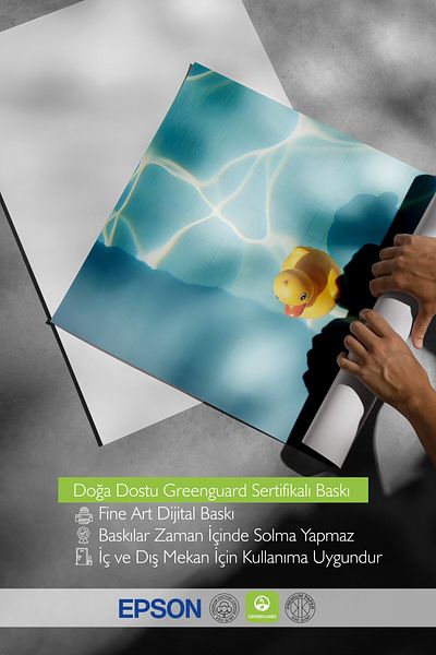 Postifull Frameless Wall Poster, Yellow Duck, Photo, Yellow Color Poster, 2025 Summer Selection, No:109613