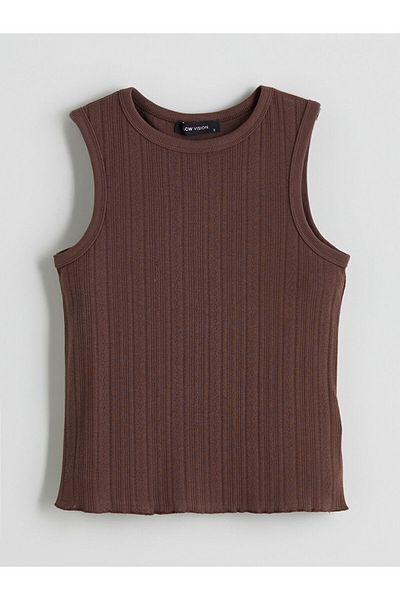 LC Waikiki Crew Neck Openwork Women's Tank Top