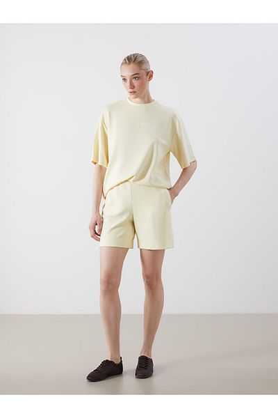 LC Waikiki Sari Beli Elastic Women's Shorts