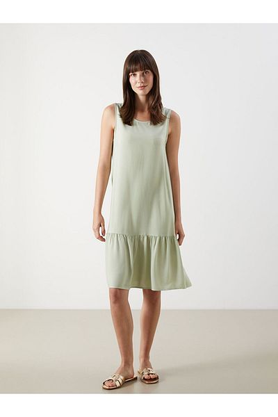 LC Waikiki New Season Crew Neck Mini Dress - S5Nq81Z8
