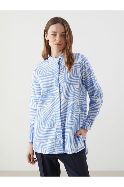 LC Waikiki Cămașă Tunica pentru femei cu model de guler domnitor de sezon nou - S5K796Z8