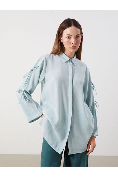 LC Waikiki Lcw Modal Blended Women's Shirt Tunic Fast Fashion