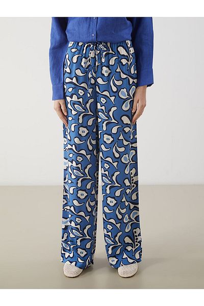 LC Waikiki Pantaloni de damă cu model cu talie elastică sezon nou - S5M714Z8