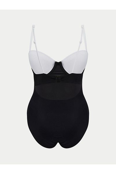 LC Waikiki Costum de baie pentru damă cu guler inimă de sezon nou - S5L808Z8