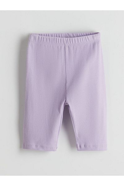 LC Waikiki Short Girls' Leggings with Elastic Waist