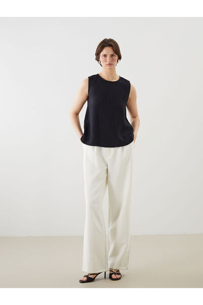 LC Waikiki Quality Parts from Celebi Store |   Crew Neck Modal Blend Blouse