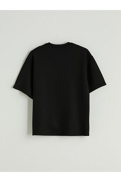 LC Waikiki Lcw Crew Neck Printed Oversize Women's T-Shirt