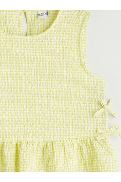 LC Waikiki Quality Parts from Celebi Store |   Sari Crew Neck Bow Detailed Girl's Blouse