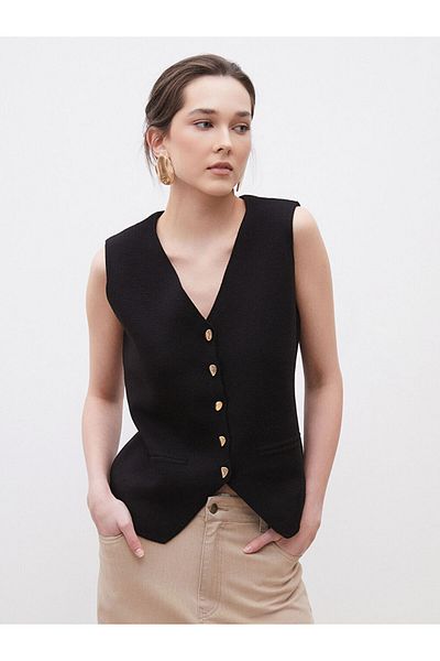 LC Waikiki V-Neck Women's Knitwear Vest