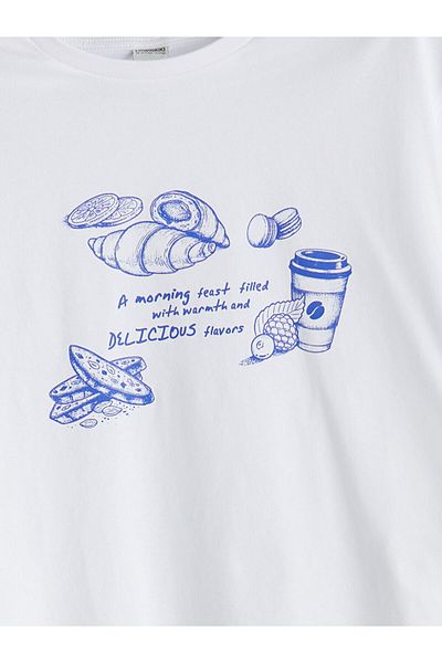 LC Waikiki Κοριτσίστικο T-Shirt με λαιμόκοψη