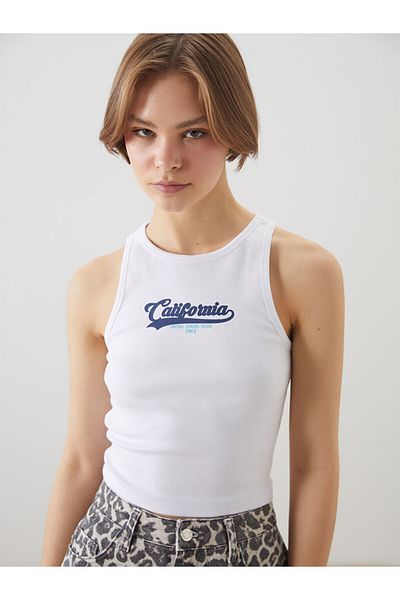 LC Waikiki Crew Neck California Printed Women's Athlete