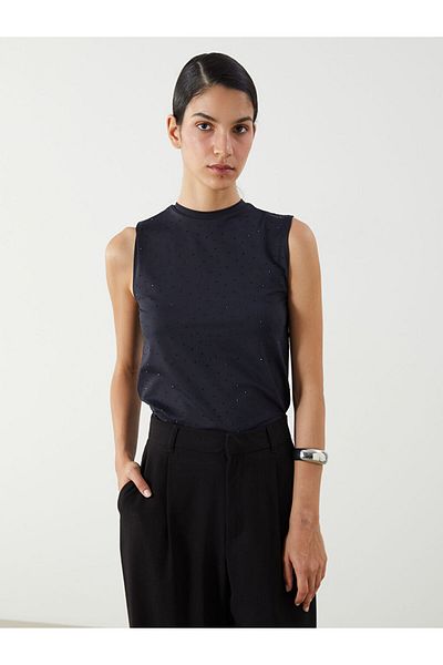 LC Waikiki Women's Tank Top with Stone Collar