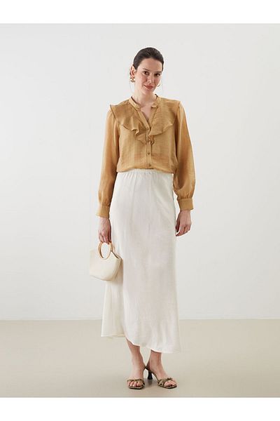 LC Waikiki Sari V-Neck Women's Blouse