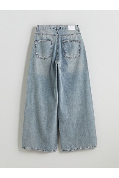 LC Waikiki Xside Blue Wideleg Women's Jean Pants