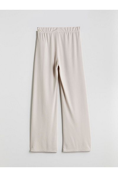 LC Waikiki Modal Blended Women's Trousers with Elastic Waist
