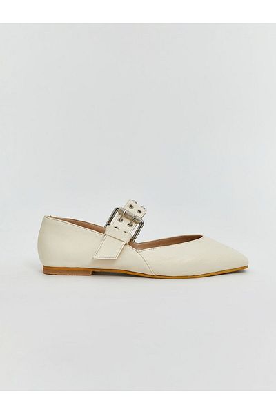 LC Waikiki Leather Look Women's Ballerinas
