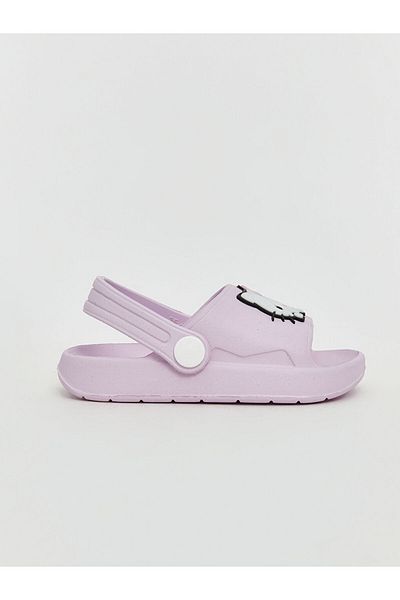 LC Waikiki Lilac Hello Kitty Printed Baby Girl Sandals